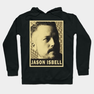 brown cream Jason isbell #2 retro art (exlusive) smile Hoodie